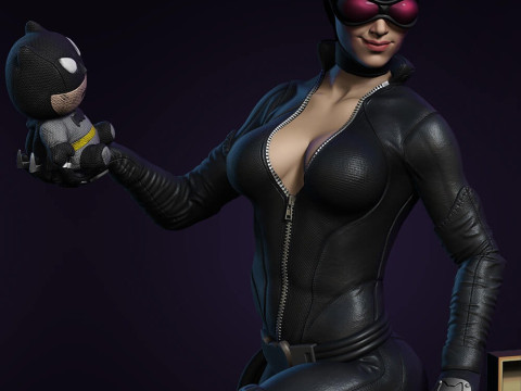 Catwoman Assembly Modelo de impresión 3D