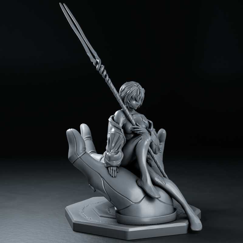 Rei Ayanami Assembly 3D 打印模型 .c4d .max .obj .3ds .fbx .stl .blend 