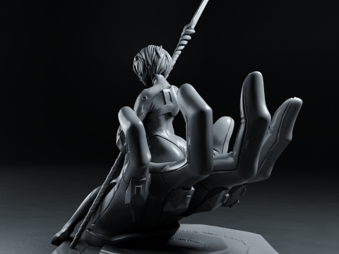 Rei Ayanami Assembly 3D 打印模型