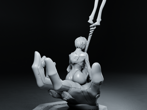 Rei Ayanami Assembly 3D 打印模型