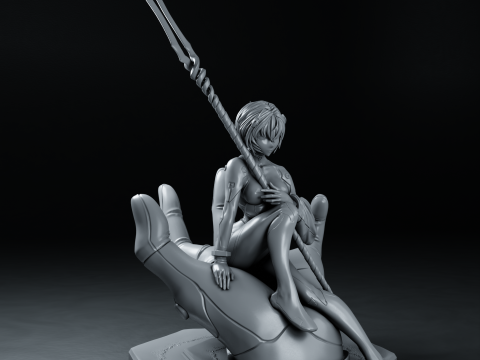 Rei Ayanami Assembly 3D 打印模型