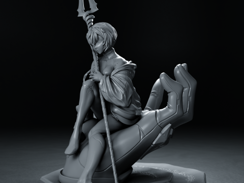 Rei Ayanami Assembly 3D 打印模型