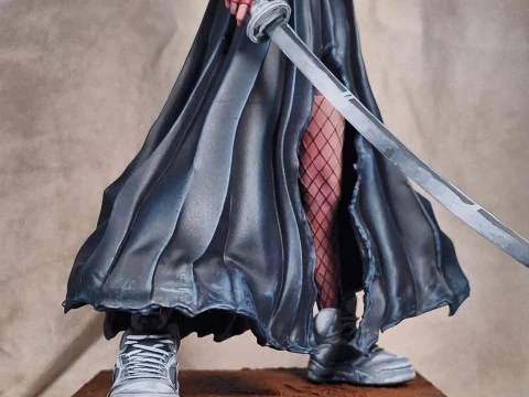 Rukia Kuchiki Assembly 3D Print Model