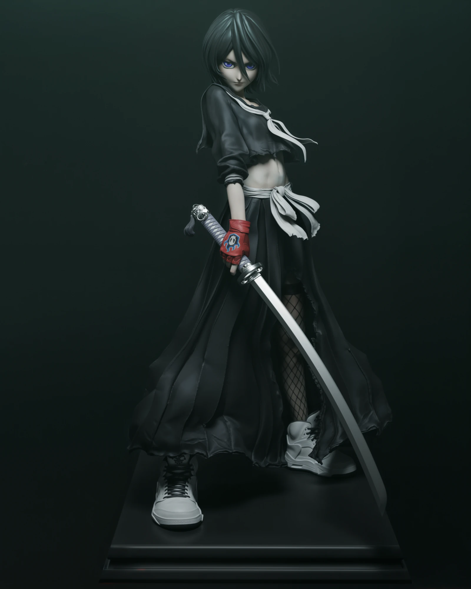 Rukia Kuchiki Assembly 3D Print Model .c4d .max .obj .3ds .fbx .stl .blend 