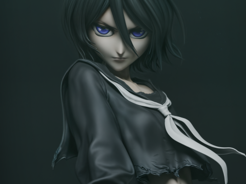 Rukia Kuchiki Assembly 3D printmodel