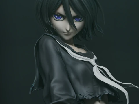 Rukia Kuchiki Assembly 3D Print Model