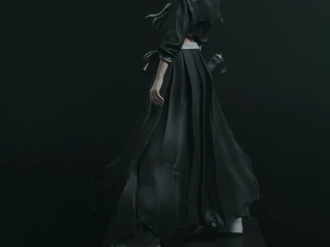 Rukia Kuchiki Assembly 3D Print Model