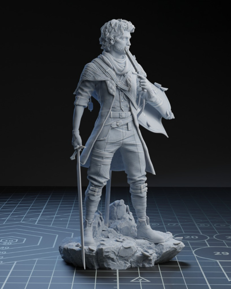 Clair Obscur Expedition 33 Gustave Assembly 3D 打印模型 .c4d .max .obj .3ds .fbx .stl .blend