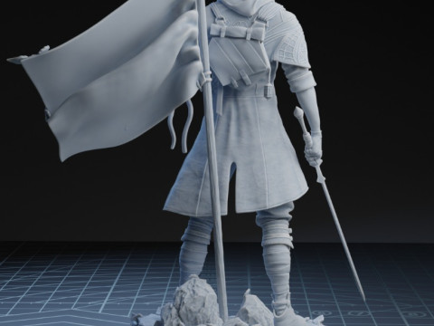 Clair Obscur Expedition 33 Gustave Assembly 3D 打印模型