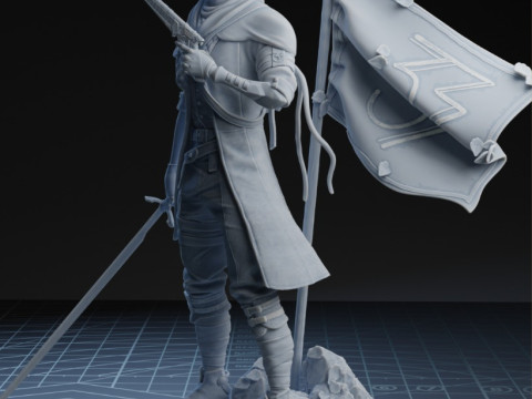 Clair Obscur Expedition 33 Gustave Assembly 3D 打印模型