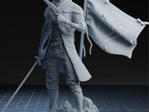 Clair Obscur Expedition 33 Gustave Assembly 3D 打印模型