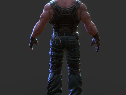 Bane The dark knight Modello di stampa 3D