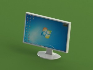 computer monitor 3D 模型