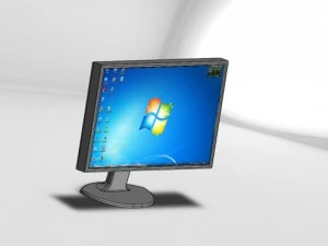 computer monitor 3D Model