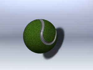 Tennis ball 3Dモデル