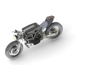 ducati bobber detailled 3Dモデル