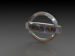 logo nissan Modèle 3D