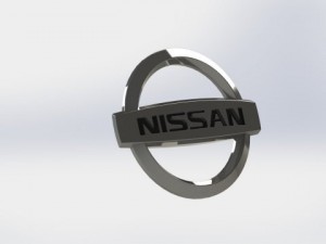 nissan logo 3D Modell