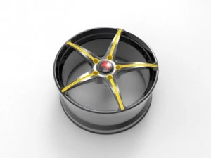 Cerchione per auto sportiva Ferrari Modello 3D