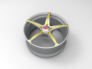 ferrari sport car rim 3D Model
