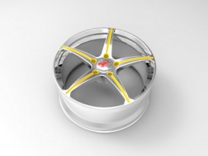 ferrari sport car rim 3D Model