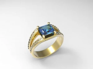 ringontwerp 3D printmodel