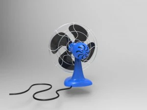デスクトップファン 3Dモデル