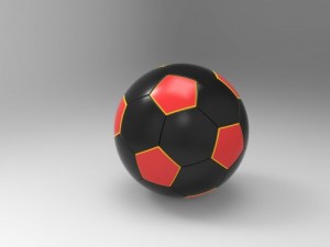 football Modelo 3D