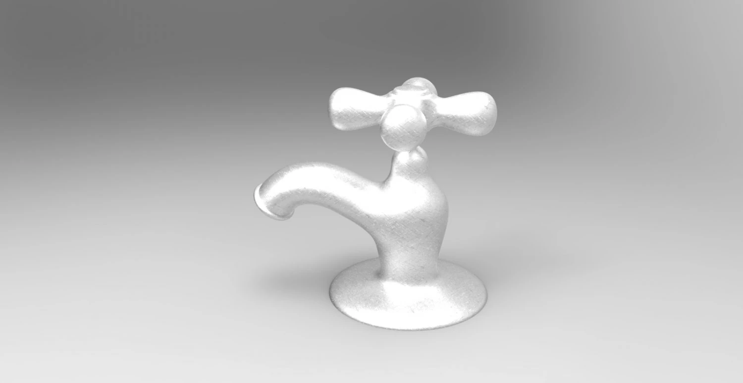 faucet 3D Print Model .c4d .max .obj .3ds .fbx .stl .blend 
