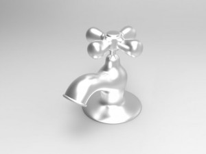 faucet Modelo de Impressão 3D