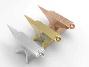 Anvil pendant 3D Print Model
