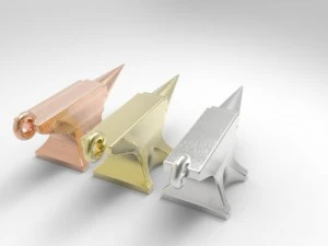 Anvil pendant 3D Print Model