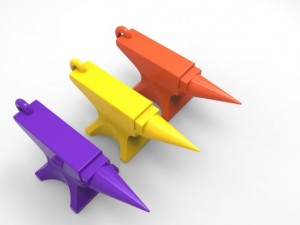 Anvil pendant 3D 프린트 모델