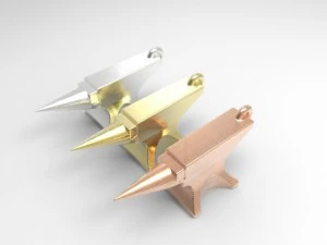 Anvil pendant 3D Print Model