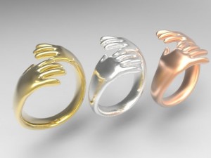 hand ring 3Dプリントモデル