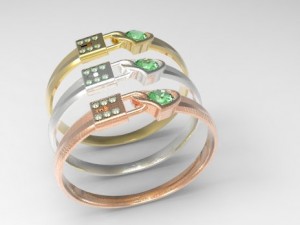heart lock ring 3D Принт Модель