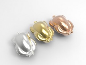 Chicken pendant Modelo de Impressão 3D