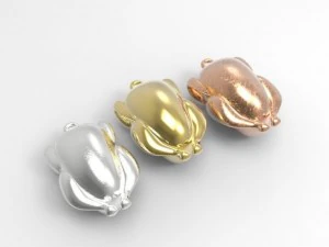 Chicken pendant 3D Print Model