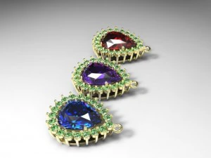 pingente de casamento Modelo 3D