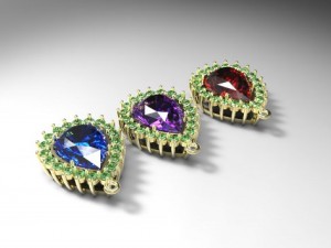 wedding pendant 3D Model