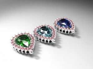 wedding pendant 3D Model