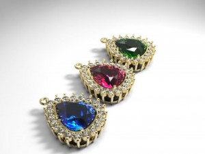 wedding pendant 3D Model