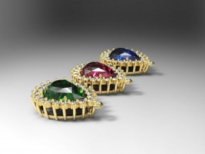 wedding pendant 3D Model