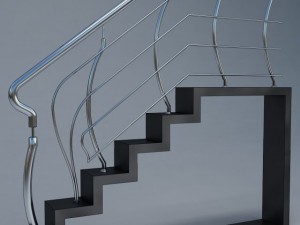 railing Model 3D