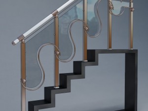railing Model 3D