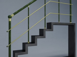 railing Model 3D