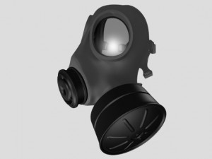 gas mask Modelo 3D