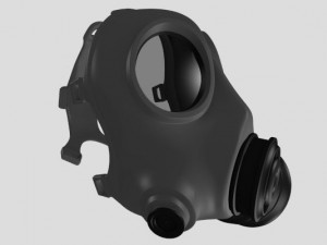 gas mask Modelo 3D