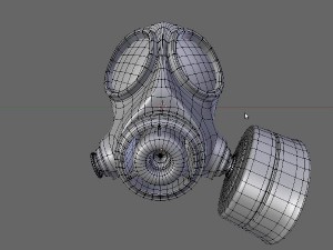 gas mask Modelo 3D