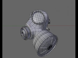 gas mask Modelo 3D
